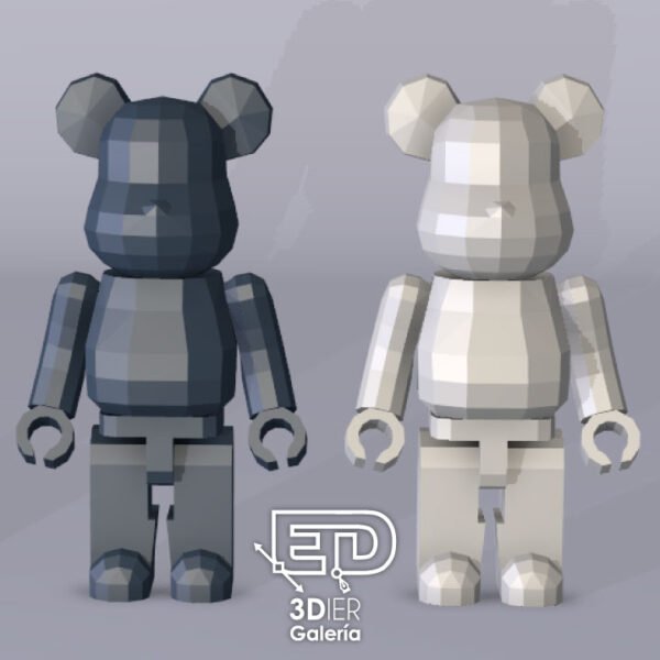 bear toy papercraft manualidad en papel