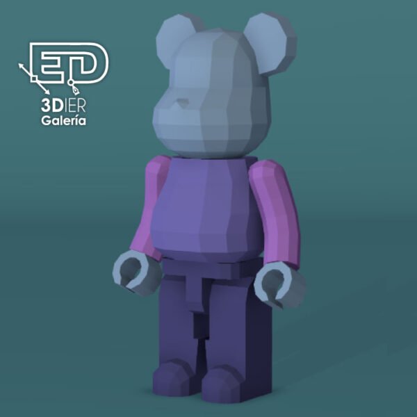 bear toy papercraft manualidad en papel