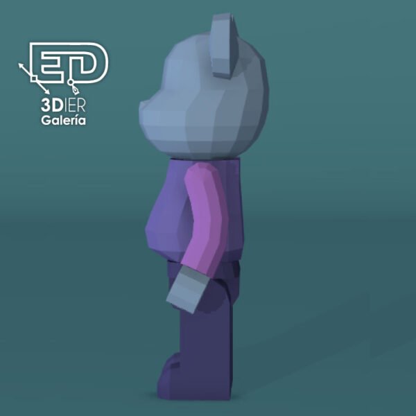 bear toy papercraft manualidad en papel