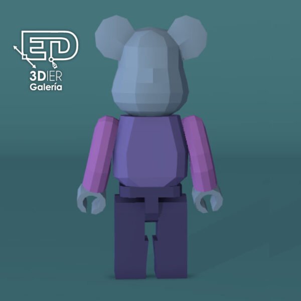 bear toy papercraft manualidad en papel