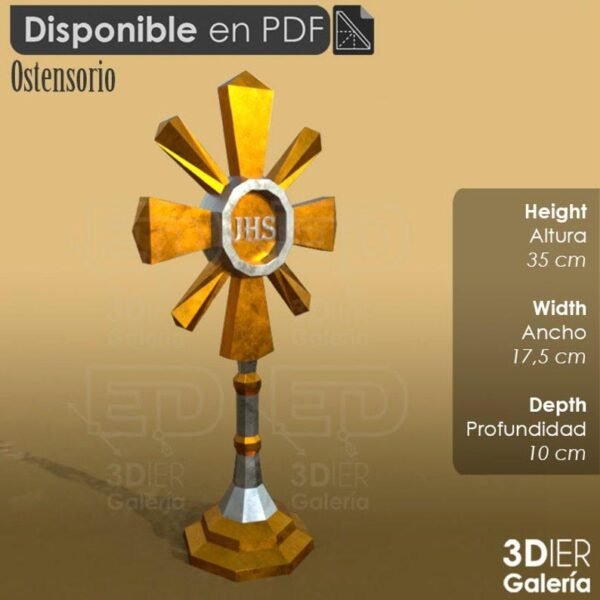 Espíritu Santo Papercraft Paloma - Plantillas PDF
