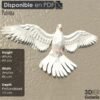 Espíritu Santo Papercraft Paloma - Plantillas PDF