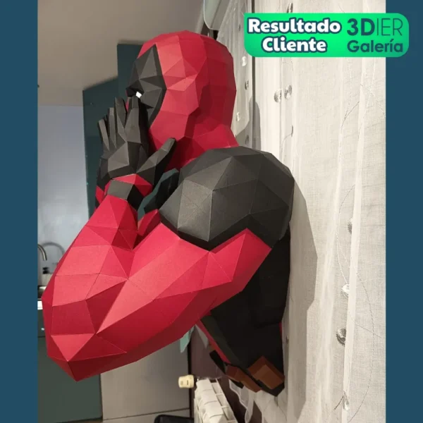 Deadpool Papercraft - Plantillas PDF, SVG y DXF