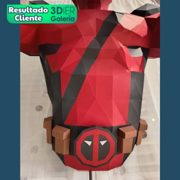 Deadpool Papercraft - Plantillas PDF, SVG y DXF