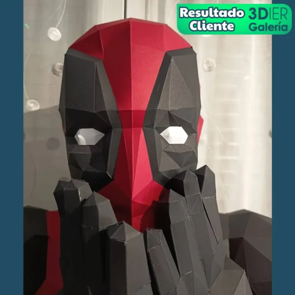 Deadpool Papercraft - Plantillas PDF, SVG y DXF