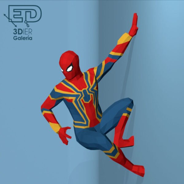 Spiderman Ironspiderman Papercraft - Plantillas PDF, SVG y DXF
