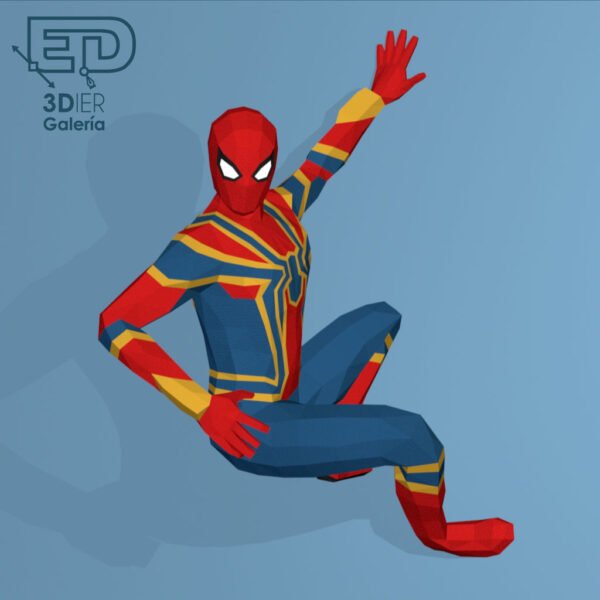 Spiderman Ironspiderman Papercraft - Plantillas PDF, SVG y DXF