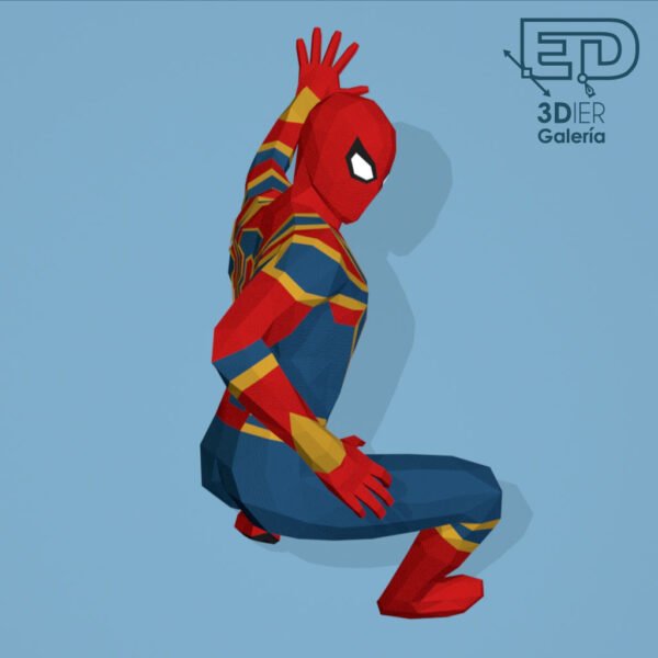 Spiderman Ironspiderman Papercraft - Plantillas PDF, SVG y DXF