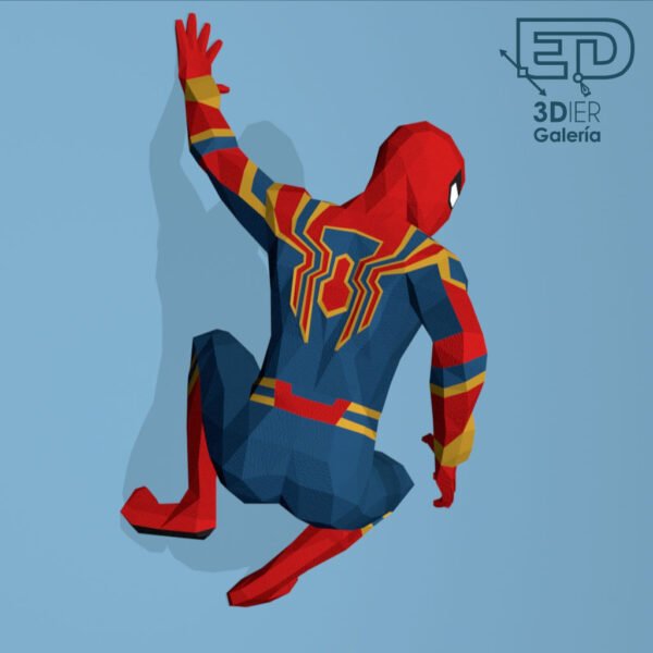 Spiderman Ironspiderman Papercraft - Plantillas PDF, SVG y DXF