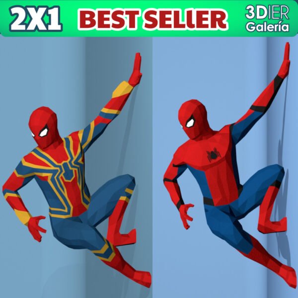 Spiderman Ironspiderman Papercraft - Plantillas PDF, SVG y DXF