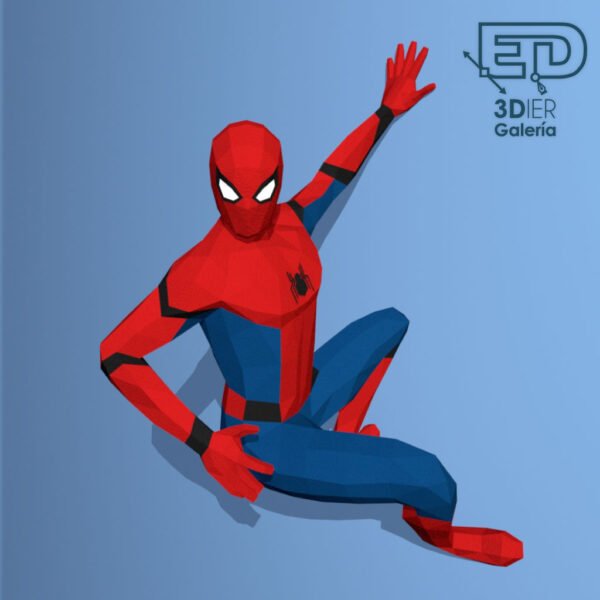 Spiderman Ironspiderman Papercraft - Plantillas PDF, SVG y DXF