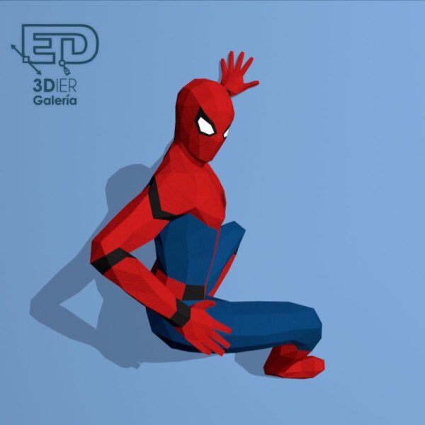 Spiderman Ironspiderman Papercraft - Plantillas PDF, SVG y DXF