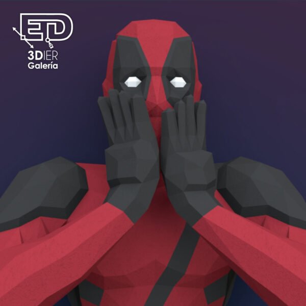 Deadpool Papercraft - Plantillas PDF, SVG y DXF