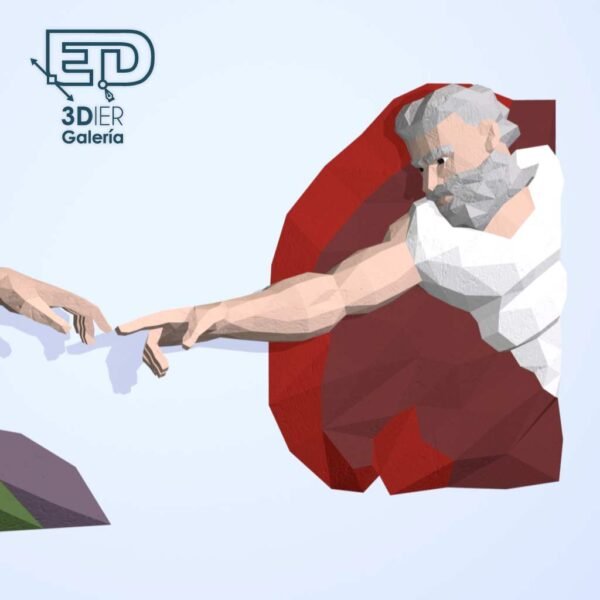Creación de Adán Papercraft - Plantillas PDF