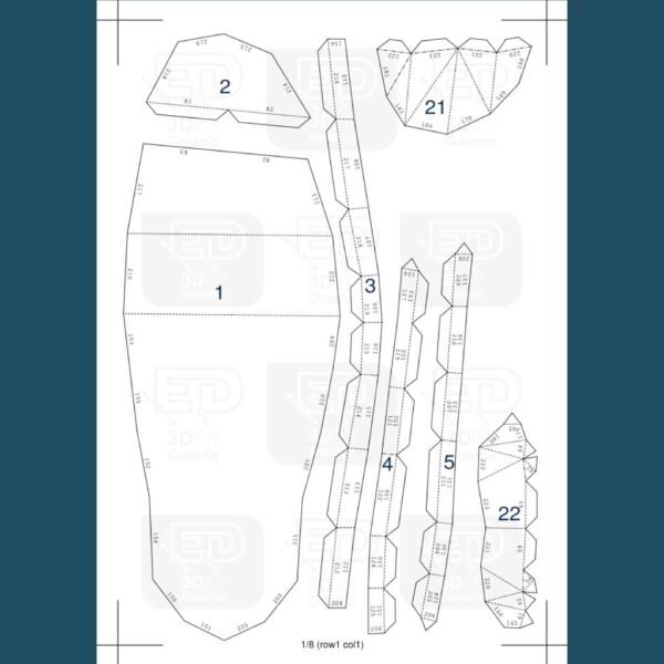 Tenis Nike AirJordan Papercraft - Plantillas PDF