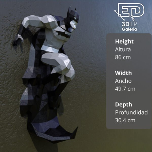 Batman Papercraft - Plantillas PDF, SVG y DXF