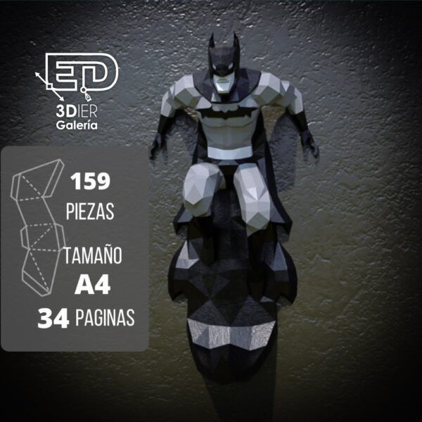Batman Papercraft - Plantillas PDF, SVG y DXF
