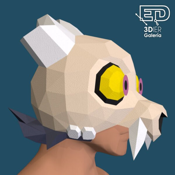 King Owl House Máscara Papercraft - Plantillas PDF