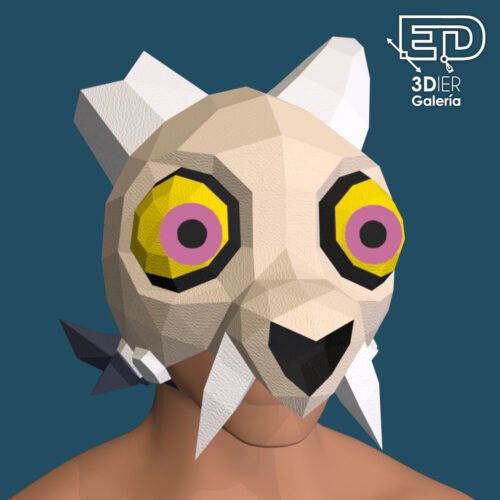 King Owl House Máscara Papercraft - Plantillas PDF