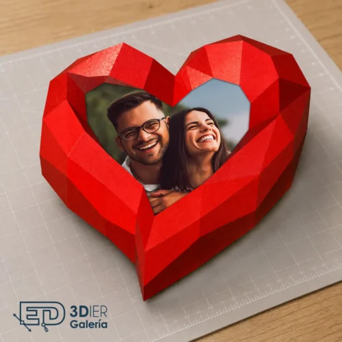 Caja Corazón San Valetín Papercraft - Plantillas PDF