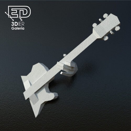 Guitarra Papercraft - Plantillas PDF