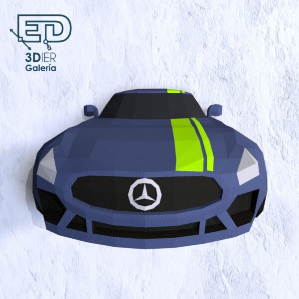 Mercedes Benz AMG GTR Papercraft - Plantillas PDF