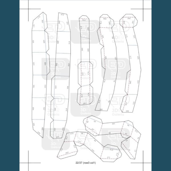 Mercedes Benz AMG GTR Papercraft - Plantillas PDF