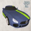 Mercedes Benz AMG GTR Papercraft - Plantillas PDF