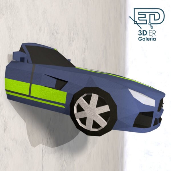 Mercedes Benz AMG GTR Papercraft - Plantillas PDF