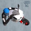 Motociclista Moto GP Papercraft Ducati Panigale 899 - Plantillas PDF