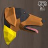 Perro Doberman Papercraft - Plantillas PDF