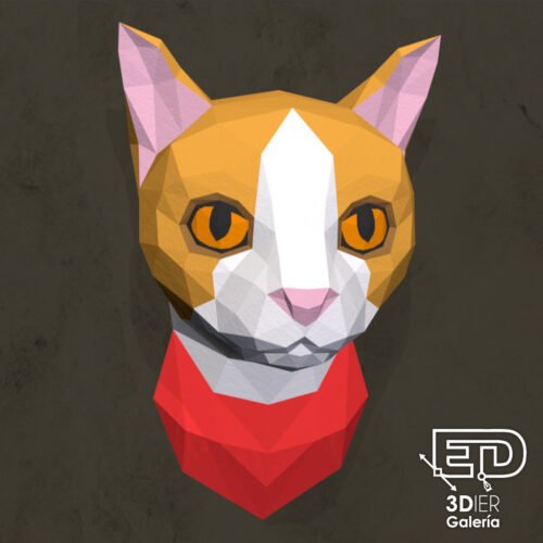 Gato Papercraft - Plantillas PDF