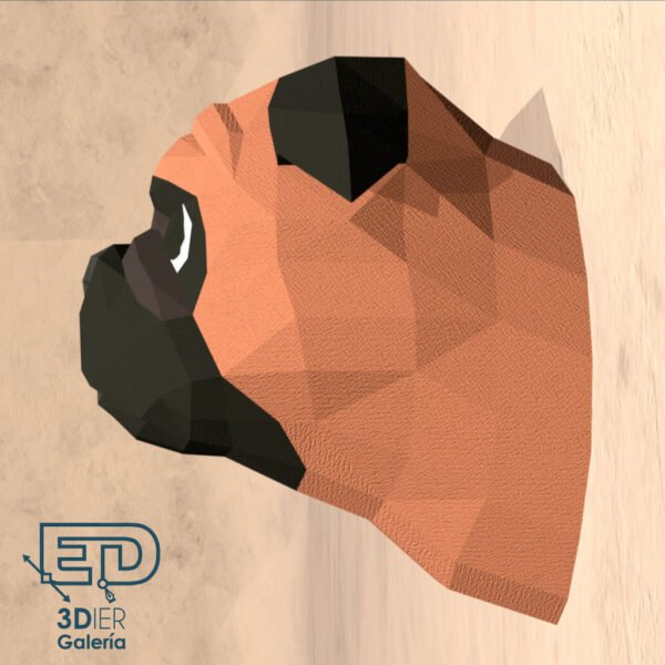 Perro Pug Papercraft - Plantillas PDF