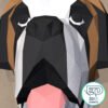 Perro San Bernardo Papercraft - Plantillas PDF
