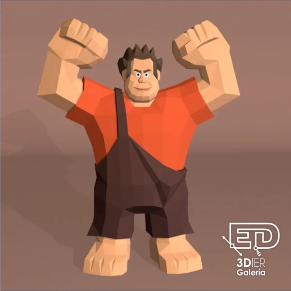 Ralph-papercraft-5 Ralph Papercraft - Plantillas PDF