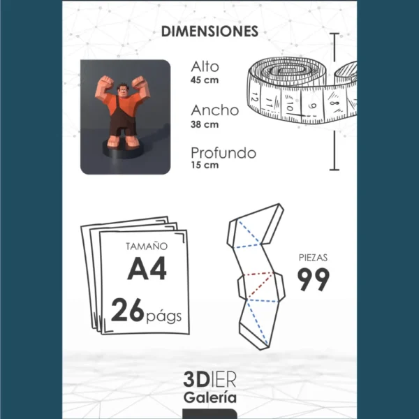 Ralph-papercraft-6 Ralph Papercraft - Plantillas PDF