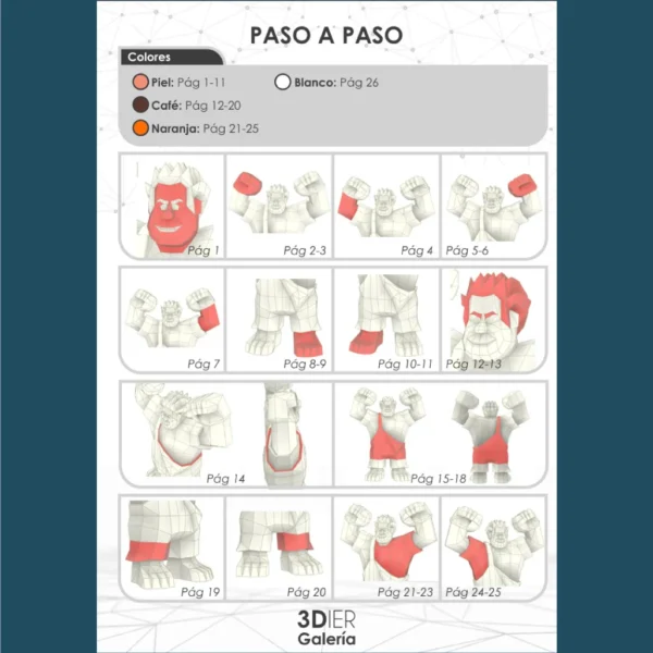 Ralph-papercraft-7 Ralph Papercraft - Plantillas PDF