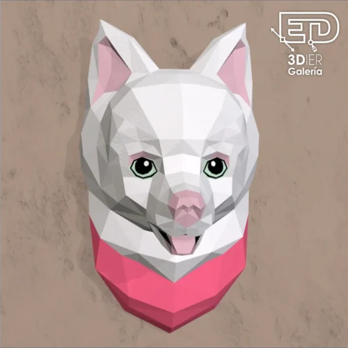 Pomeranian Lulú Papercraft - Plantillas PDF
