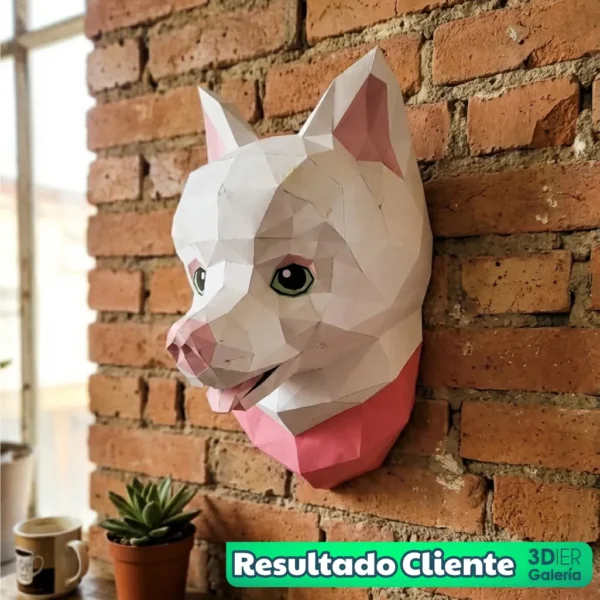 pomeranian-lulu-papercraft-9 Pomeranian Lulú Papercraft - Plantillas PDF