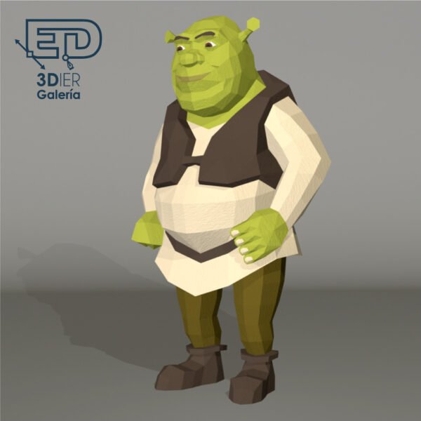Shrek Papercraft - Plantillas PDF