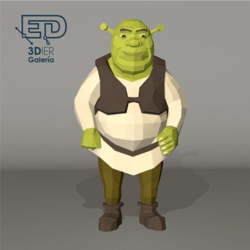 web-Shrek-8 Shrek Papercraft - Plantillas PDF
