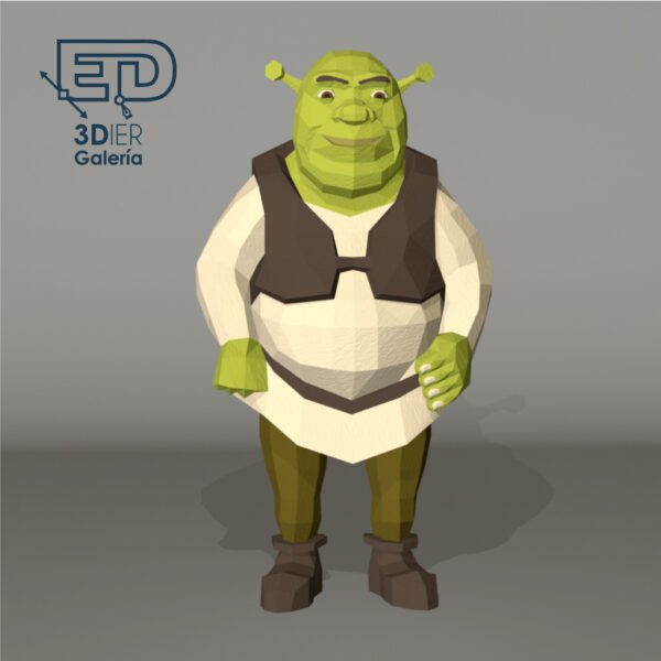 Shrek Papercraft - Plantillas PDF
