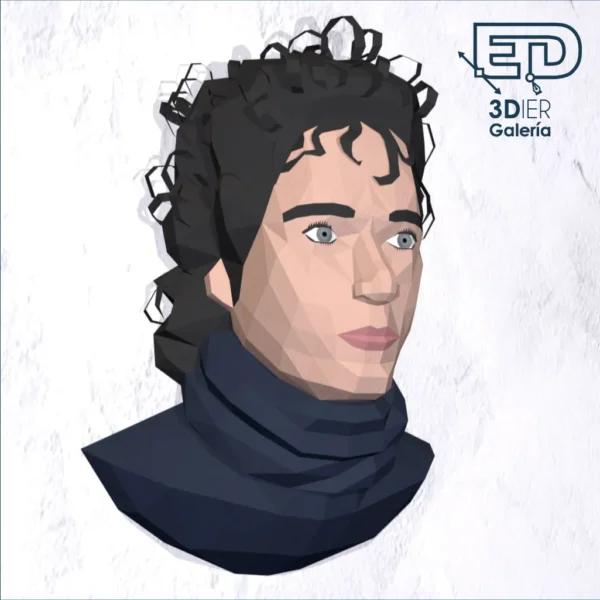Gustavo Cerati Papercraft - Plantillas PDF