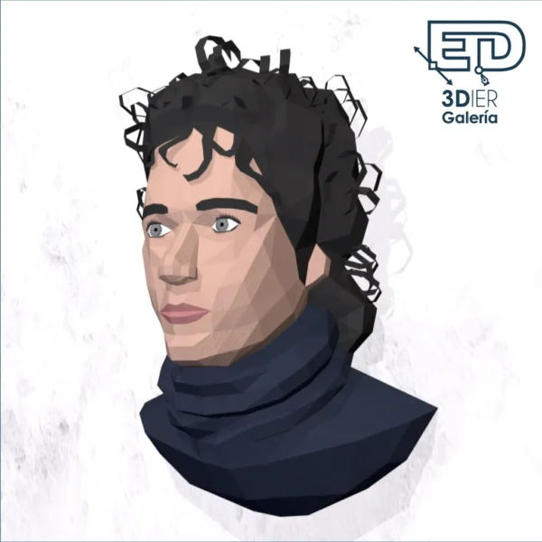 Gustavo Cerati Papercraft - Plantillas PDF