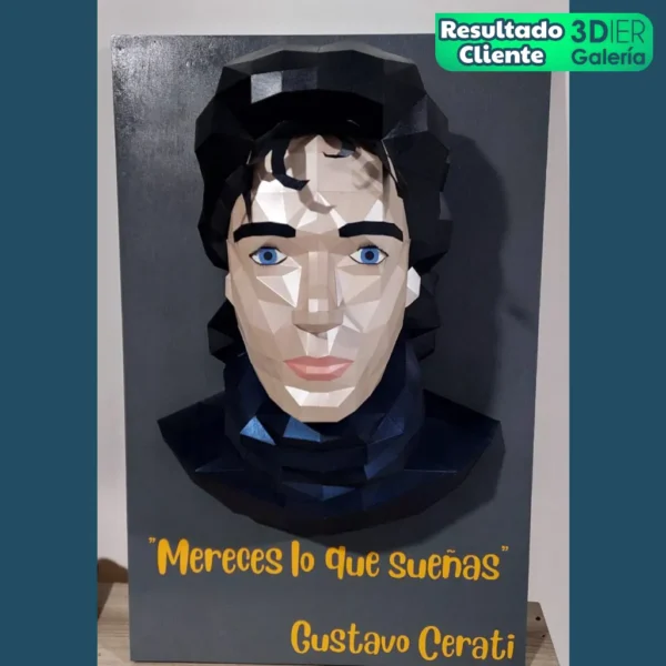 Gustavo Cerati Papercraft - Plantillas PDF