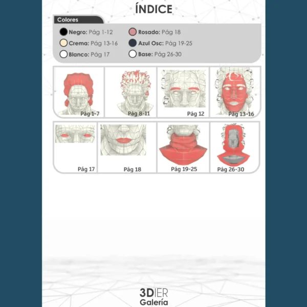 Gustavo Cerati Papercraft - Plantillas PDF