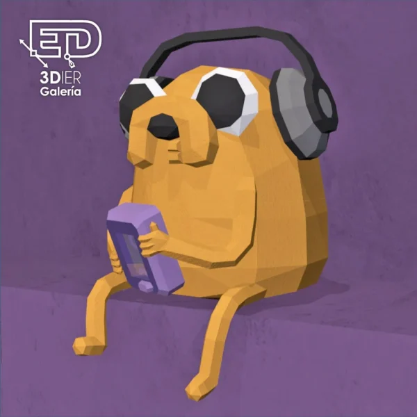 Jake the Dog Papercraft - Plantillas PDF