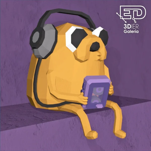 Jake the Dog Papercraft - Plantillas PDF