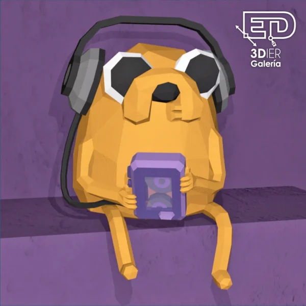 Jake the Dog Papercraft - Plantillas PDF