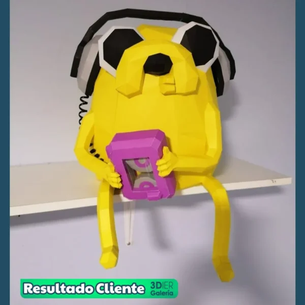 Jake the Dog Papercraft - Plantillas PDF